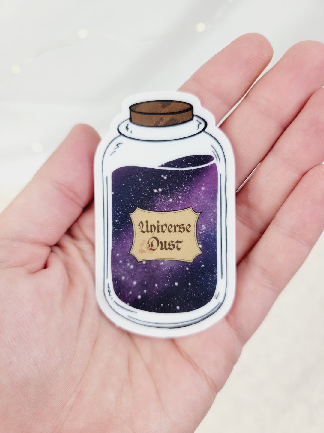 Universe Dust Space Jar Die Cut Sticker - Etsy
