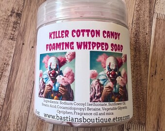 Killer Cotton Candy Foaming Whipped Soap