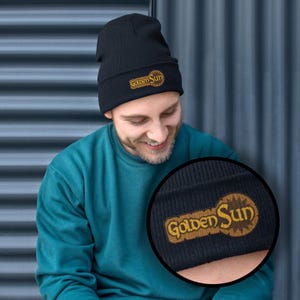 Golden Sun Logo | GBA | Embroidered Beanie