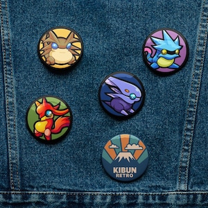 Golden Sun Djinn Pin Set | Nostalgic RPG-Inspired Collectible Pins (Venus, Mercury, Mars, Jupiter)