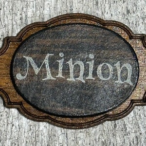 Leather wood pins LARP Ren Fair Gaming Minion