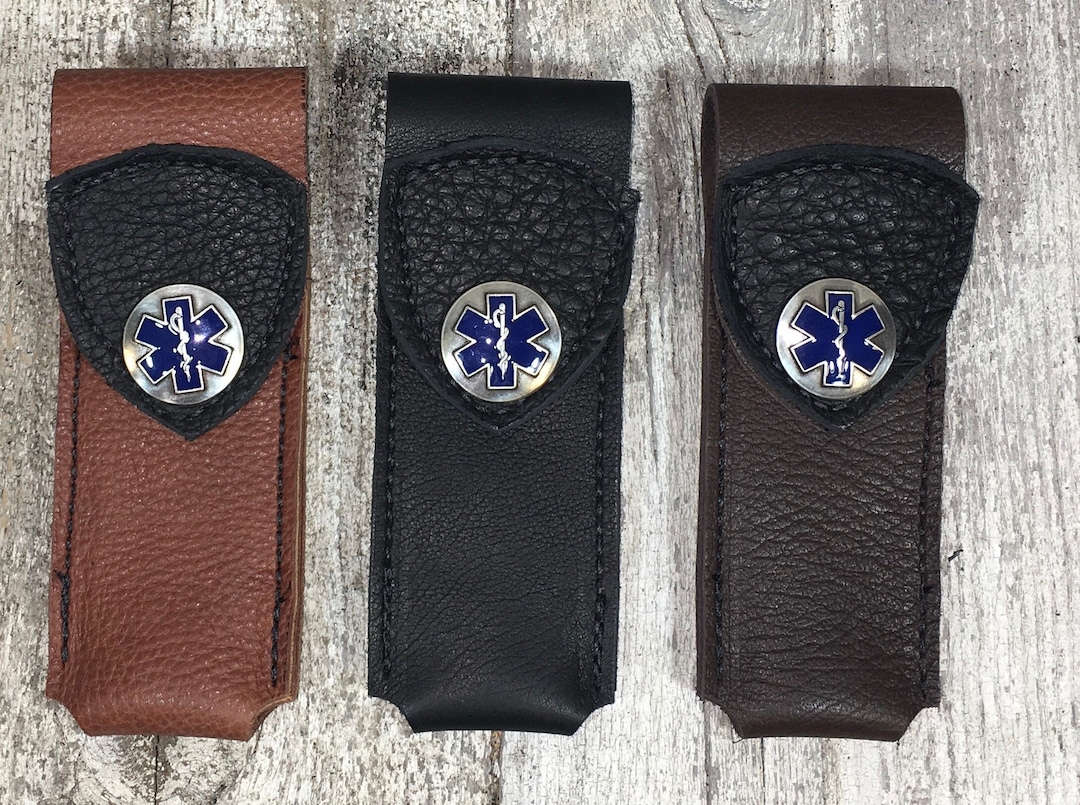 Leather Epipen Epi Pen Belt Case Medical Celtic Kilt Larp Sca