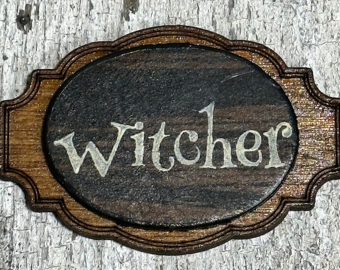 Leather wood pins LARP Ren Fair Witcher