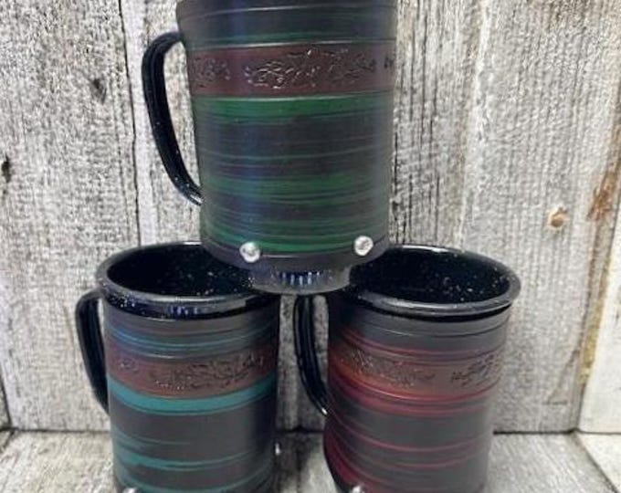 Leather Wrapped Camp Mug