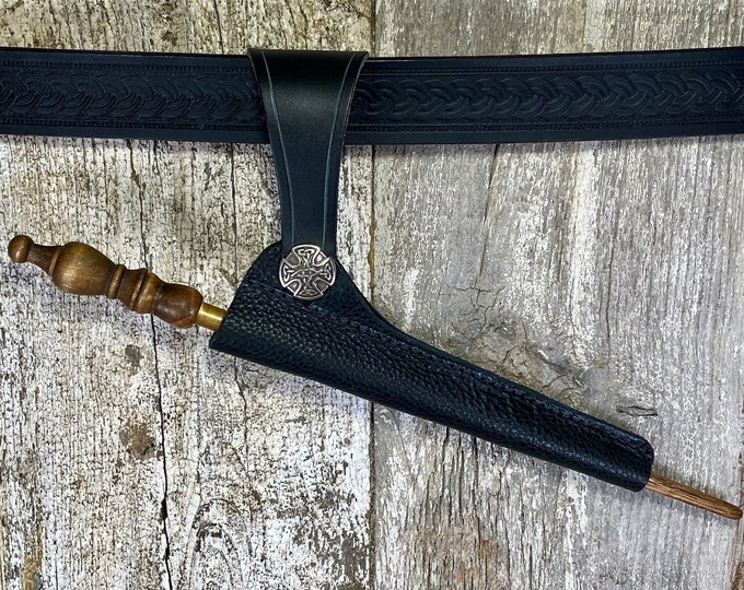 Leather wand holster