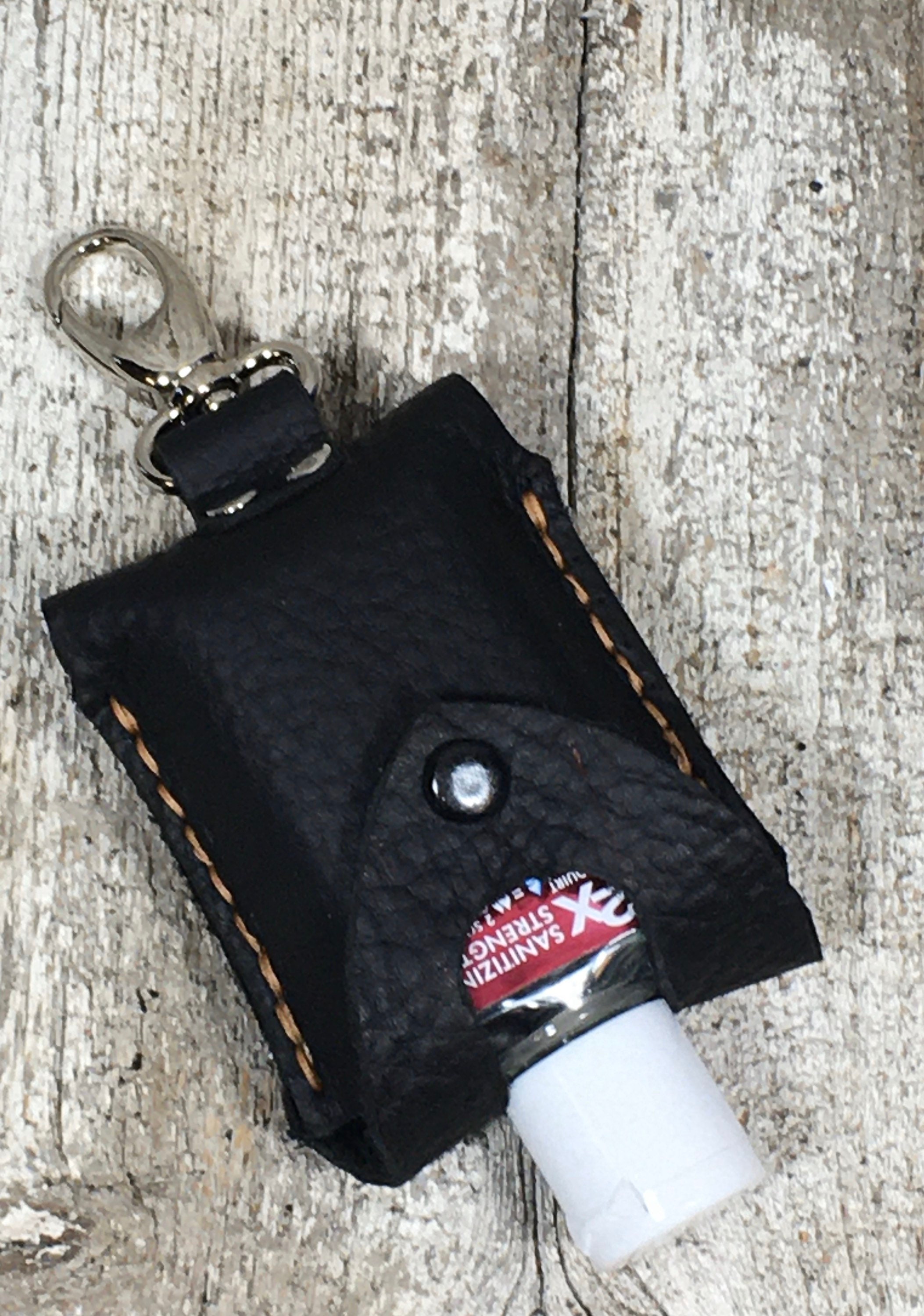Leather 2oz hand sanitizer holders