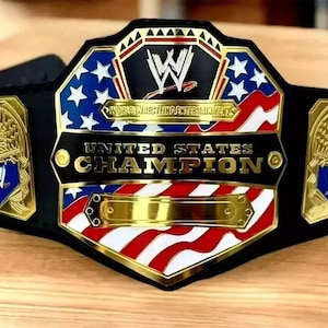 NEW United State Championship Title Belt Adult Size Replica 4mm Brass  Wrestling