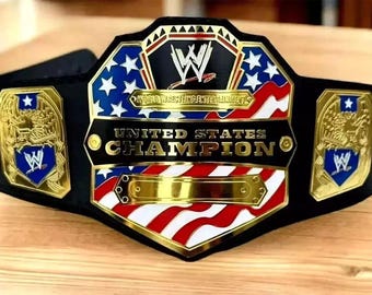 NEW United State Championship Title Belt Adult Size Replica 4mm Brass  Wrestling