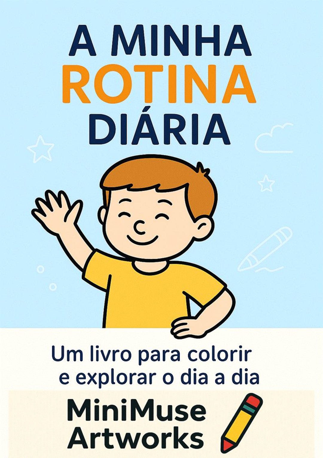 My Daily Routine — Printable Children's Coloring Book | Educational PDF ...