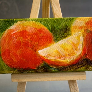 Still Life Fruit - Original Oil Painting Oranges - Painting Still Life
