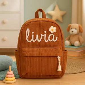Personalized Toddler Backpack with Name | Custom Kids School Bag | Preschool Backpack | Toddler Birthday Gift | Back to School