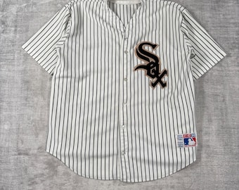 Chicago White Sox Jersey heren XL witte vintage jaren 90 krijtstreep CCM MLB honkbal