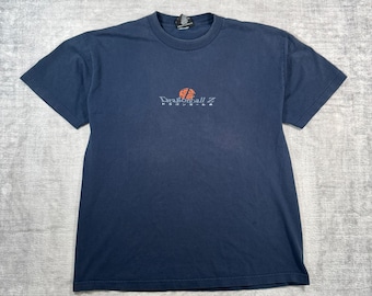 Dragon Ball Z Shirt Mens XL Blue Vintage 1999 Y2K Goku Anime Made In USA