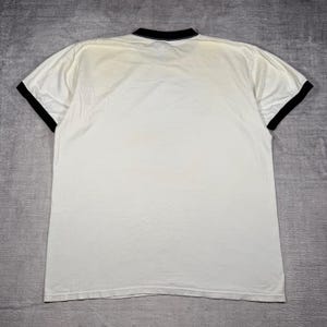 Mickey Mouse Shirt Mens XL White Walt Disney World Vintage Y2K Ringer Classic image 6