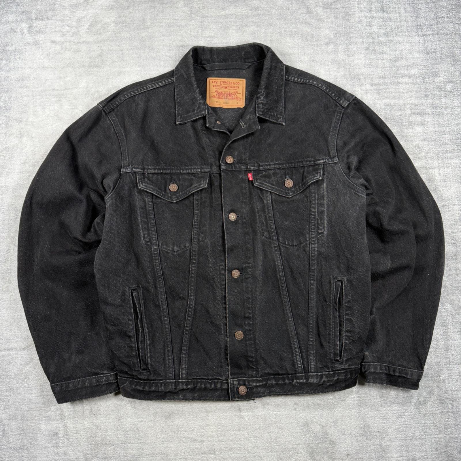 00s Levi’s Denim Jacket XL Black Levis Denim Jacket Black - Etsy Canada