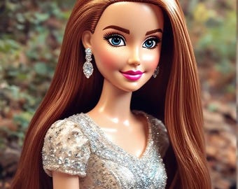 Custom Barbie Doll Portrait from Photo – Personalized Digital Art | Barbie Style Drawing for Her, Birthday Gift, Printable Doll Illustration