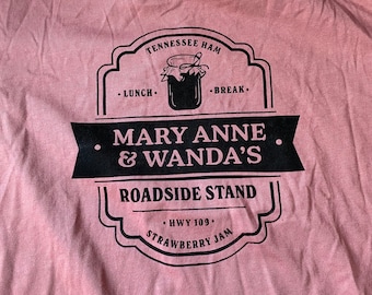 Mary Anne And Wanda Roadside stand goodbye earl tee shirt