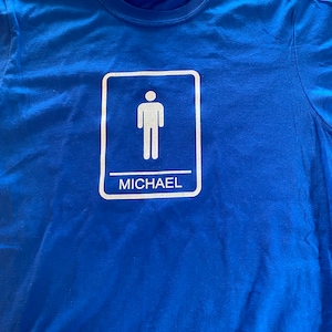 Michael in the bathroom be more chill tee shirt