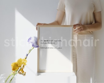 Bilingual Thai-English Wall Art | Love Matters Quote | Minimalist Digital Download