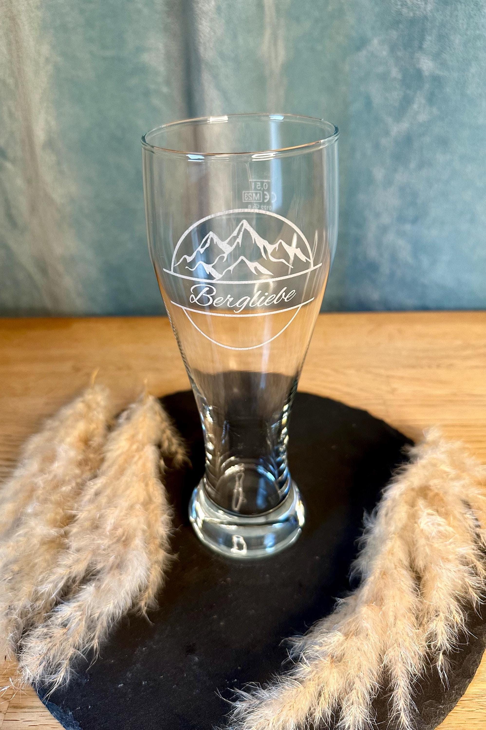 Mountain beer glass