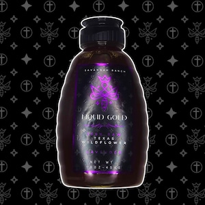 Lavender Liquid Gold - Raw Texas Wildflower Honey - 16 OZ Signature Infusion