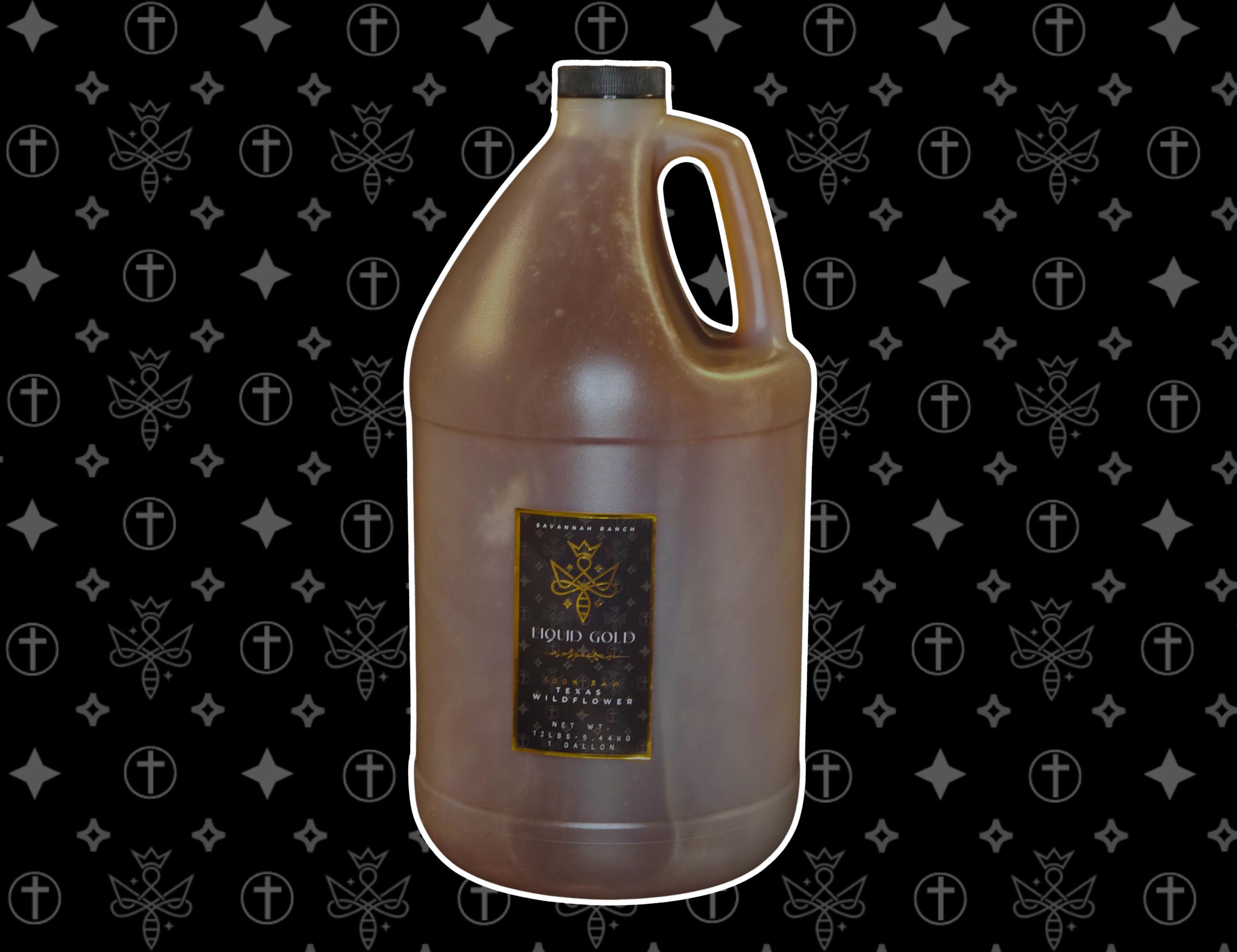 Liquid Gold - Raw Texas Wildflower Honey - 1 Gallon Artisanal Reserve