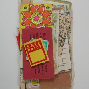 25 Vintage Pieces Paper Pack in a Mini Brown Paper Bag*Mixed Paper*Snippets*Junk Journal Paper*Paper Ephemera*Snail Mail*Paper Scraps*