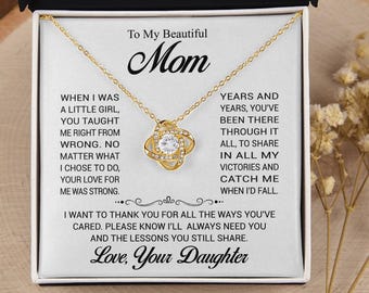 Gifts for Mom From Daughter, Mom Gifts From Daughter, Birthday Gifts for Mom From Daughter, Necklace for Mom, Mother Gifts, Presents for Mom