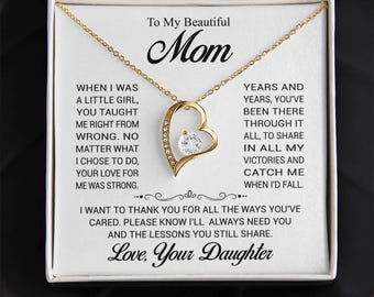 Gifts for Mom From Daughter, Mom Gifts From Daughter, Birthday Gifts for Mom From Daughter, Necklace for Mom, Mother Gifts, Presents for Mom