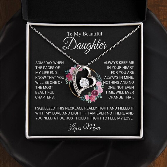 Mother Daughter Love Knot Necklace & Earrings Set – 14k Gold Over Steel With Cubic Zirconia, Gift Box Included
