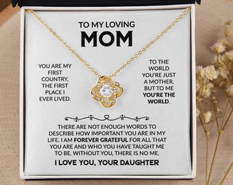 Gifts for Mom From Daughter, Mom Gifts From Daughter, Birthday Gifts for Mom From Daughter, Necklace for Mom, Mother Gifts, Presents for Mom