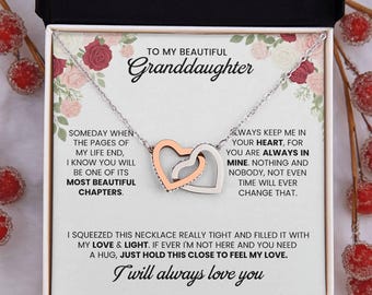 Granddaughter Gift – Special Granddaughter Birthday Gift, Christmas Jewelry, Granddaughter Necklace