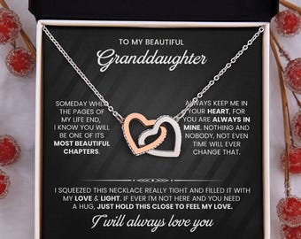 Gift for Granddaughter | Granddaughter Necklace | Birthday or Christmas Gift for Granddaughter