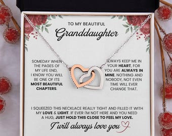 Granddaughter Gift – Special Granddaughter Birthday Gift, Christmas Jewelry, Granddaughter Necklace