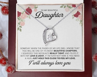 Daughter Gift, Mother Daughter Necklace, Gift for Daughter from Dad or Mom, Birthday & Christmas Jewelry Gift, Meaningful Keepsake
