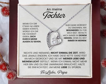 Tochter Halskette Geschenk von Papa – An meine Tochter Schmuck von Vater