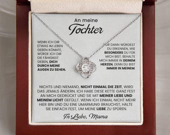 An meine Tochter Halskette – Tochter Geschenk von Mama – Mutter Tochter Liebe