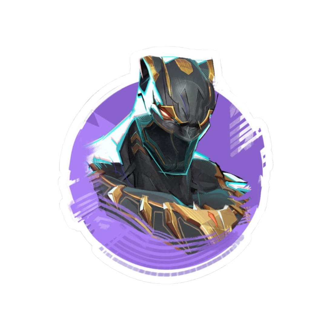 Marvel Rivals Black Panther Sticker | Gamer Vinyl Decal for Laptops ...