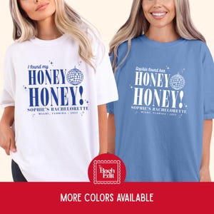 Honey Honey Bach! Mamma Mia Bachelorette Shirts, Bachelorette Party Shirts, Custom Bachelorette Shirts, Disco Bachelorette | Comfort Colors