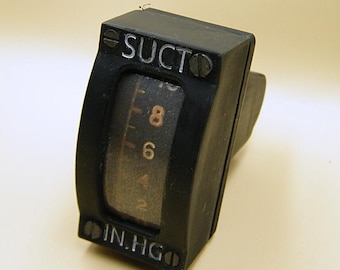 British RAF Lancaster bomber WW2 - suction gauge control panel - replica