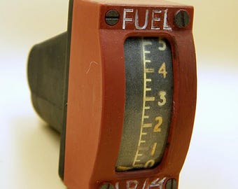British RAF Lancaster bomber WW2 - suction gauge control panel - replica