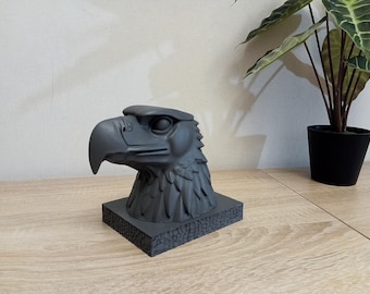Berlin Tempelhof Airport Eagle head bust - sculpture - 3D printed - Replica - artifact scale copy, Souvenir