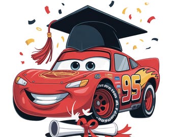 Imágenes prediseñadas de autos de graduación en formato PNG (descarga digital)