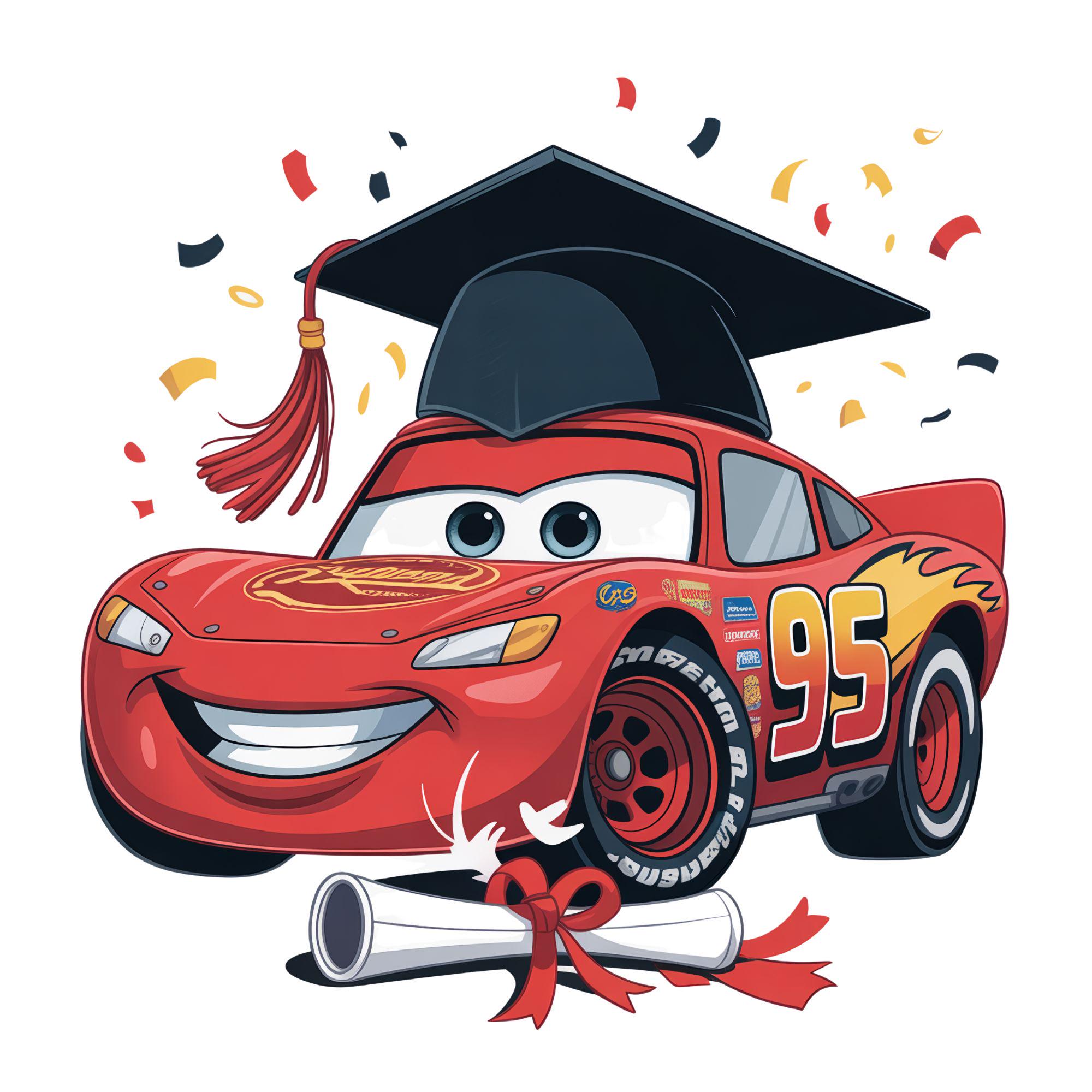 Graduation Car Clipart PNG (digital Download) - Etsy