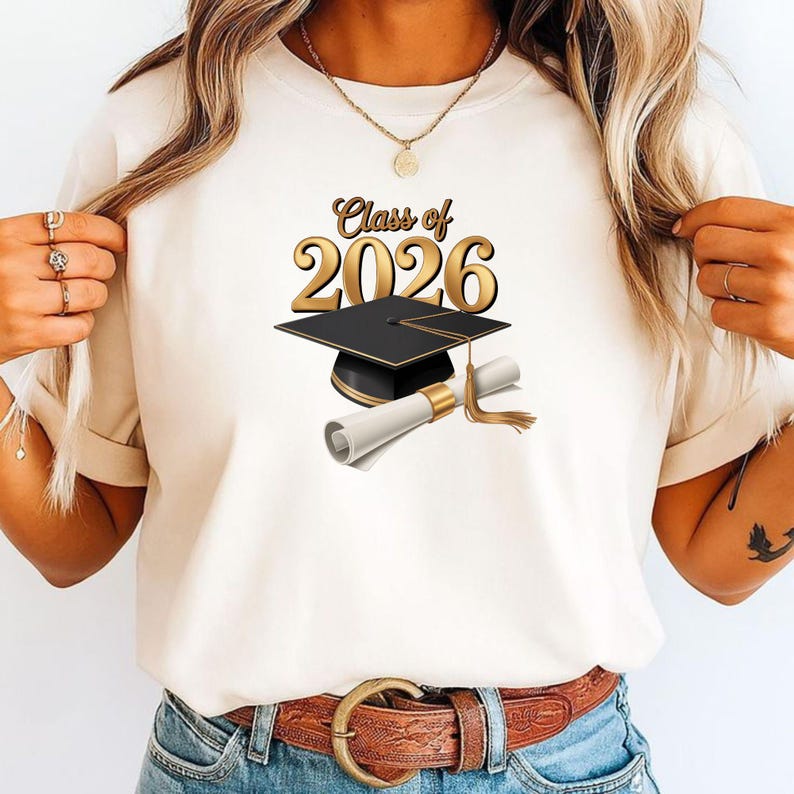 Class of 2026 Graduation Clipart, Cap Design PNG, College & University ...