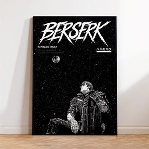 Berserk Anime Poster Print, Berserk Manga Artwork, Gift For Guts Fan, Guts Griffith Anime Retro Print, Manga Poster, Gift for Anime Fan