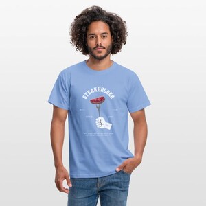 T-Shirt for Grill Fans Grilling Barbecue BBQ Funny Grill Accessories BBQ Shirt Gift Men Funny Grill Accessories Steakholder since 1981
