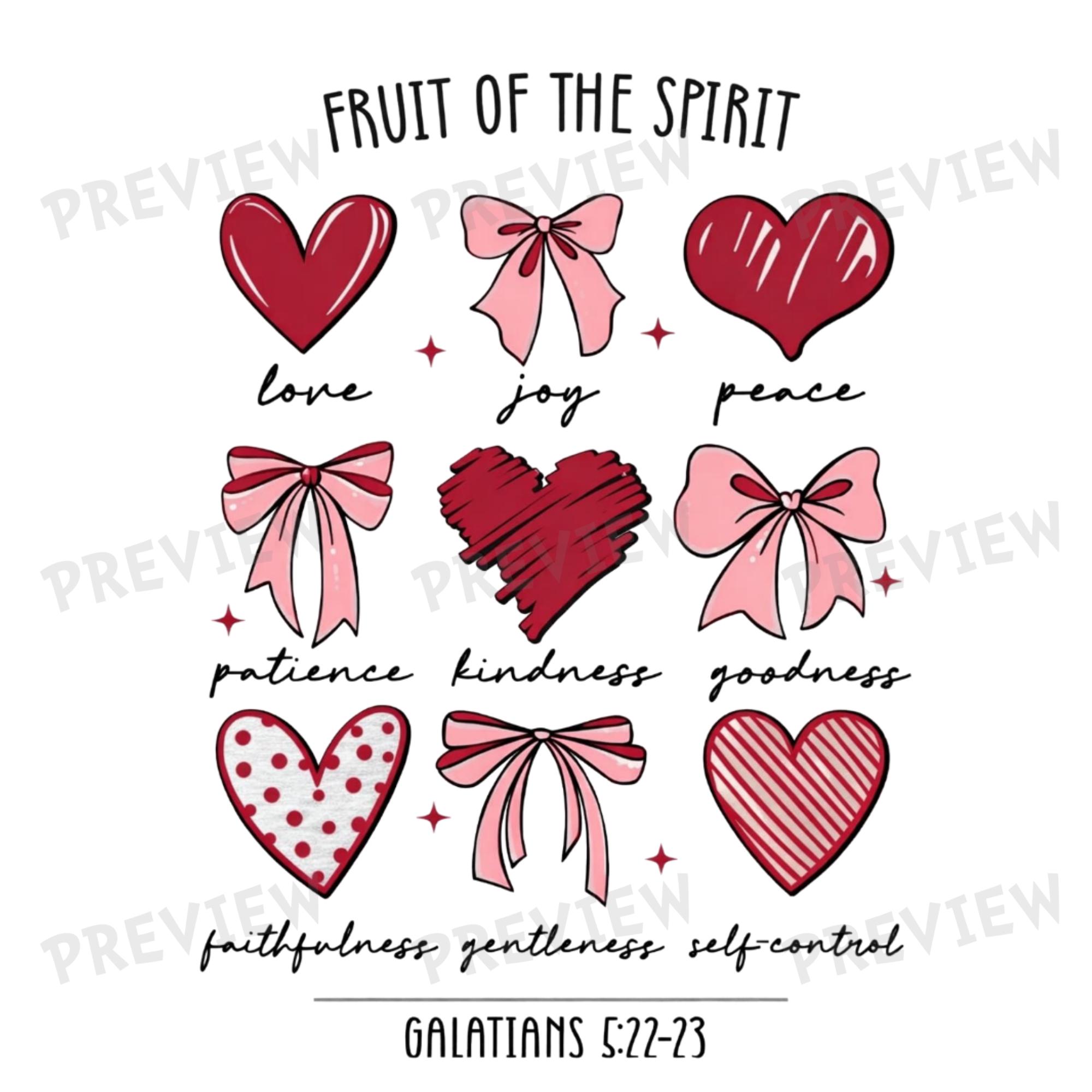 Fruit of the Spirit SVG PNG | Bible Verse Christian Wall Art | Faith ...