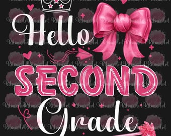 Coqueta de regreso a clases PNG, diseño de lápiz con lazo rosa para maestras, camiseta de sublimación para el primer día de clase, gráfico de estética preppy para el aula