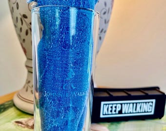 Johnnie Walker Highball Glasses - Single Glass - New/Unused - Comes with “Keep Walking” Ice Cube Mold